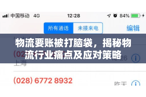 物流要账被打脑袋，揭秘物流行业痛点及应对策略