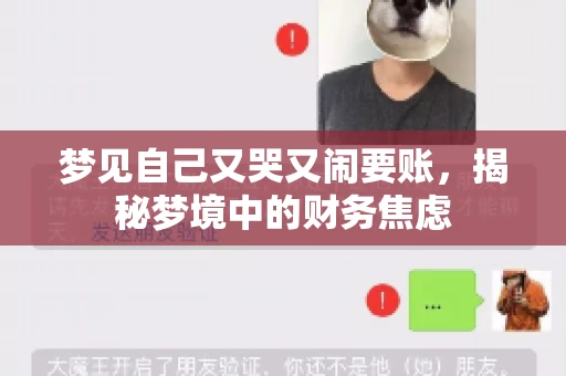 梦见自己又哭又闹要账，揭秘梦境中的财务焦虑