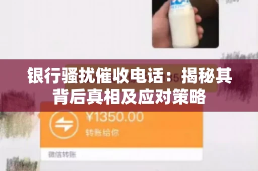 银行骚扰催收电话：揭秘其背后真相及应对策略