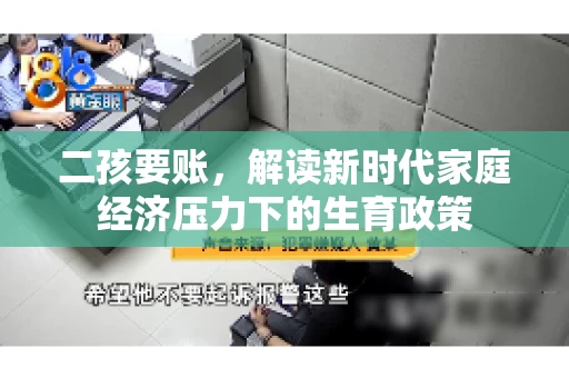 二孩要账，解读新时代家庭经济压力下的生育政策