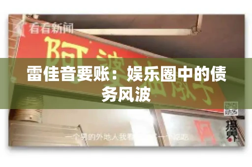 雷佳音要账:娱乐圈中的债务风波 雷佳音要账:娱乐圈中的债务风波
