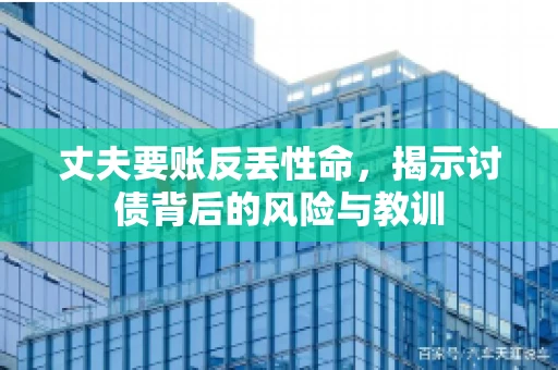 丈夫要账反丢性命，揭示讨债背后的风险与教训
